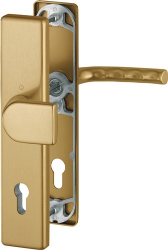HOPPE 3958901 Schutzgarnitur Birmingham 78G/2221A/2440/1117 Aluminium F4 92 mm 6