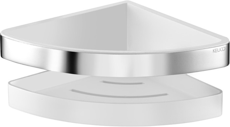 KEUCO 12757010000 Schwamm-/Duschkorb/-ablage COLLECTION MOLL weiß verchromt