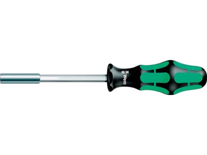 WERA 5051205001 Bithandhalter 812/1 1/4 Zoll mit Dauermagnet Klingenlänge 120 mm