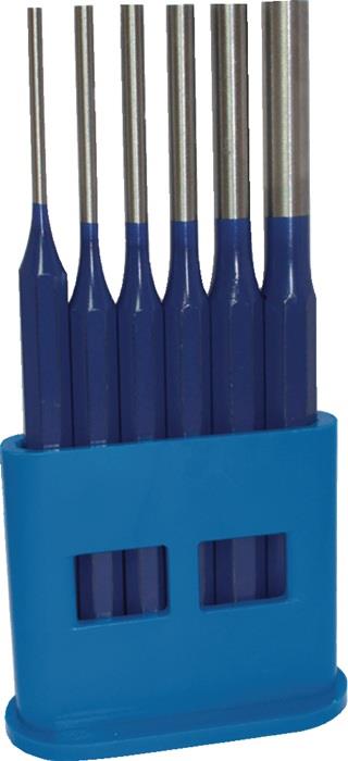 TECWERK  Splintentreiber-Satz  6 teilig 3-4-5-6-8-10 mm  Kunststoffhalter