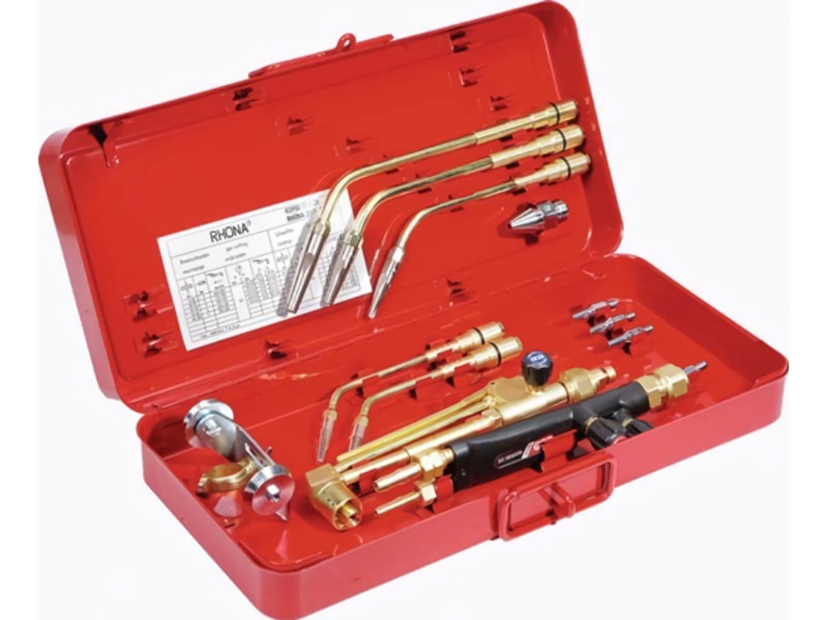 GCE RHÖNA 14072802 Schweiß- und Schneidgarnitur Kombi 17 AC Injektor Schne