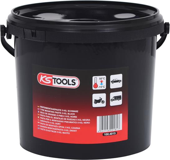 KS Tools 100.4015 Reifenmontagepaste 5 kg, schwarz