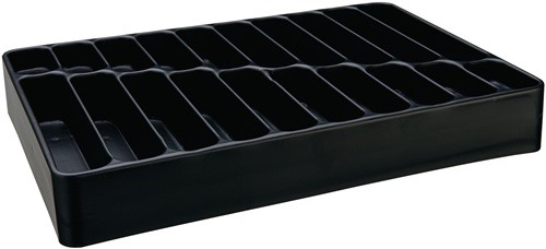 2400770 Einsatz LOGS 137 H48xB338xT238mm Kunststoff schwarz 20-fach