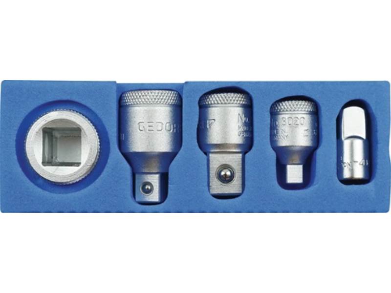 GEDORE 1729071 Adapter-Satz S 2032-05 5-teilig für Handbetätigung