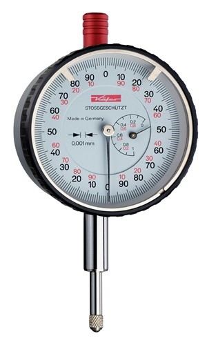KÄFER 10053 Messuhr FM1000 S 1 mm Ablesung 0,001 mm mit Stoßschutz