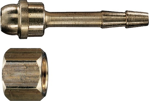 EWO 19702 Schlauchanschluss  Messing G 1/4 DN 6