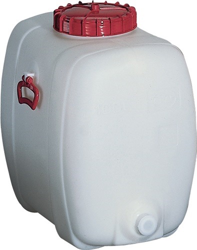 GRAF 825010/ 835050 Fass  60 l Polyethylen weiß 2 Tragegriffe Einfüllöffnung-D.