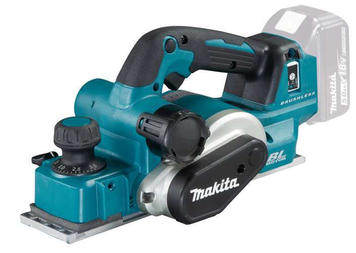 Makita DKP181ZU Akku-Hobel 82mm 18V o. Akku o. Ladegerät