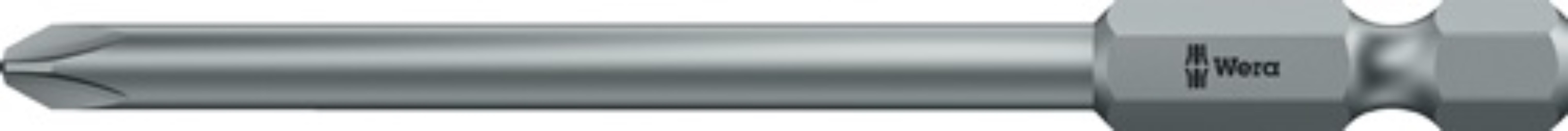 WERA 5060036001 Bit 855/4 Z 1/4 Zoll PZD 2 Länge 127 mm zähhart