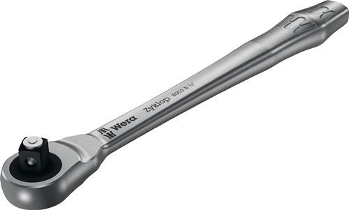 WERA 05004033001 Durchsteckknarre Zyklop Metal push 3/8 '' 38 Zähne Länge 222 mm