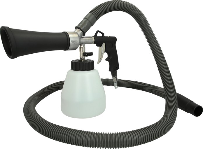 KS-Tools 515.1935 Druckluft-Reinigungs-Pistolen-Satz mit Absaugvorrichtung, 3-tl