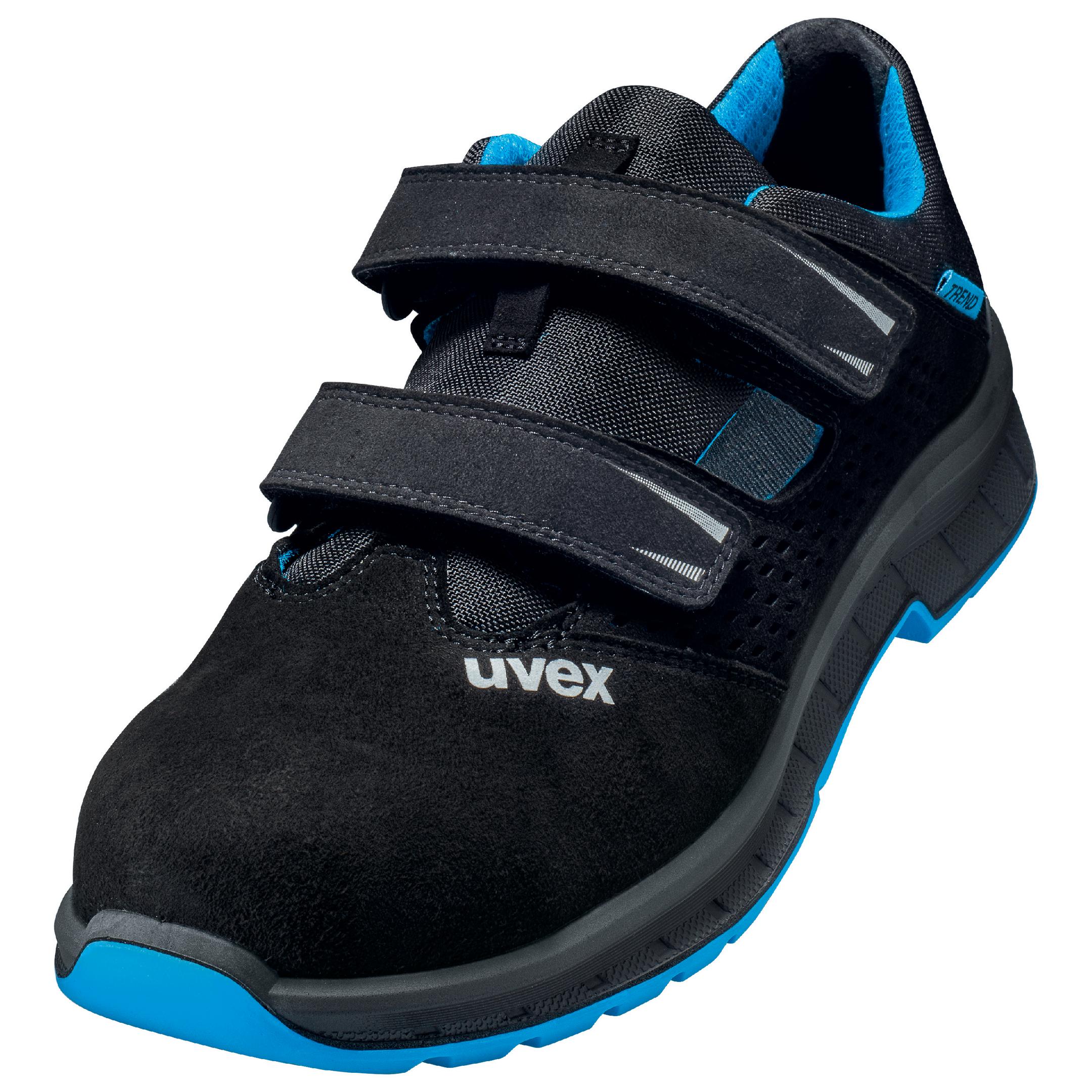 Uvex 6936243 2 trend Sandalen S1P 69362 blau, schwarz Weite 11 Größe 43