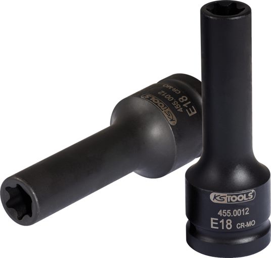 KS Tools 455.0012 3/4'' Kraft-Stecknuss Torx, lang, E18