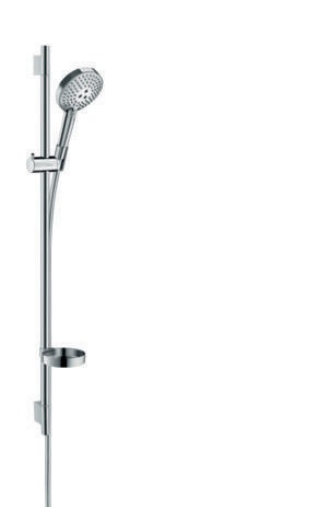 HANSGROHE 27667000 Brauseset RAINDANCE SELECT E 120 chrom 3jet, mit Brausestange