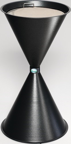 VAR 11681 Standascher  D400xH730mm antik-silber Stahlblech