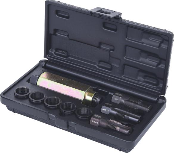 KS Tools 150.5090 THREADfix Reparatur-Satz M18x1,5 f.Lamdasonden,10-tlg.