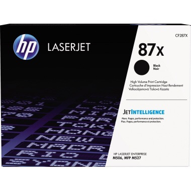 HP CF287X HP Toner 87X ca. 18.000  Seiten schwarz   Verlassen Sie sich auf die Original HP Tonerkartuschen mit JetIntelligence · die konsistente Qualität bei hohen Geschwindigkeiten sowie kostengünstige Optionen für hohe Reichweite bieten. Die zusätzliche