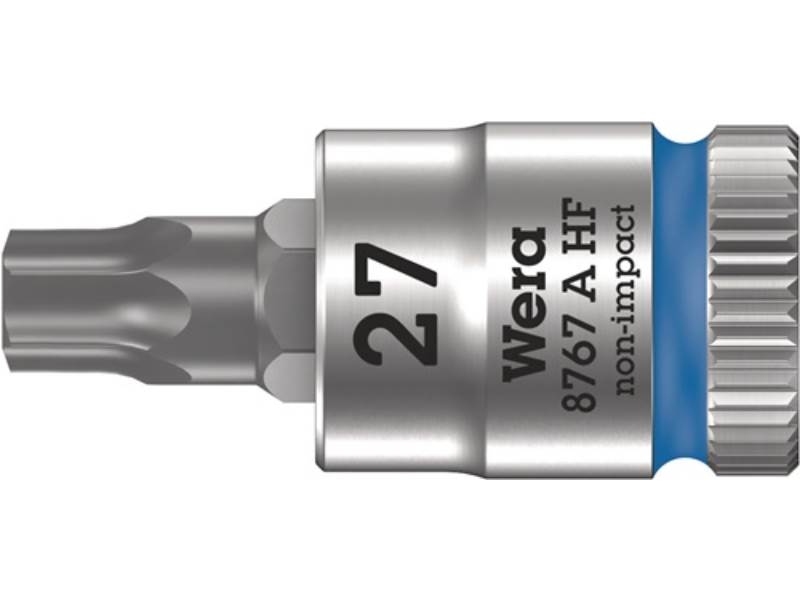 WERA 05003367001 Steckschlüsseleinsatz 8767 A HF TORX® 1/4 '' T27 Länge 28 mm