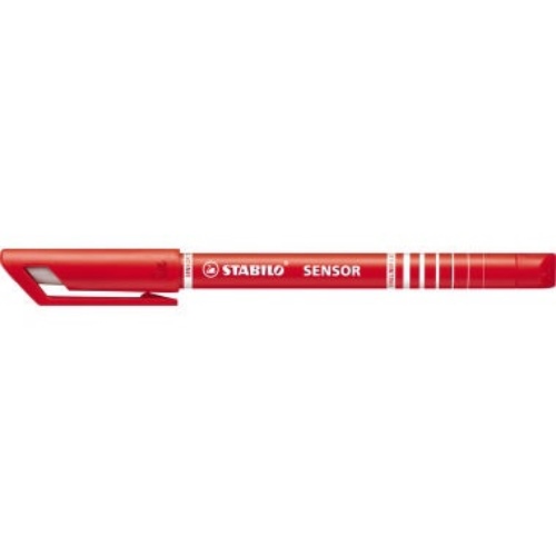 STABILO Feinschreiber sensor 189/40 Strichstärke 0,3mm rot
