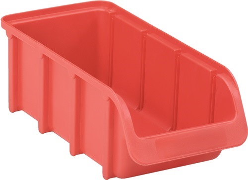 HÜNERSDORFF 682100 Sichtlagerkasten  L216/183xB102xH74mm PP rot stapelbar