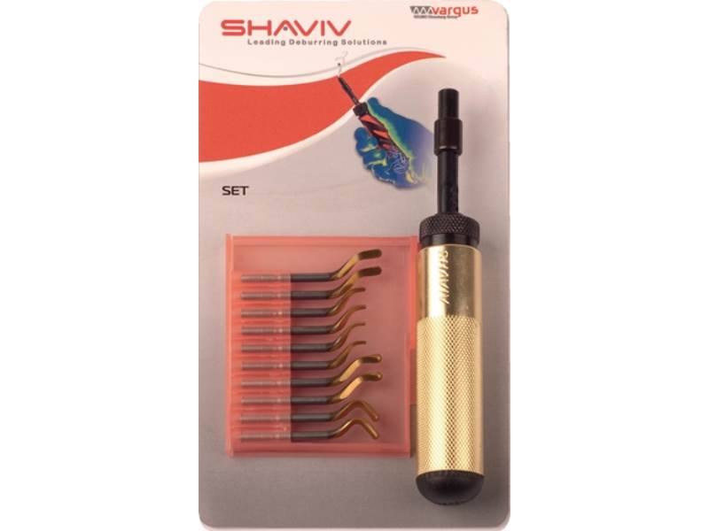 SHAVIV 155-00259 Entgrater-Set  Golden Flex Set E 7 teilig