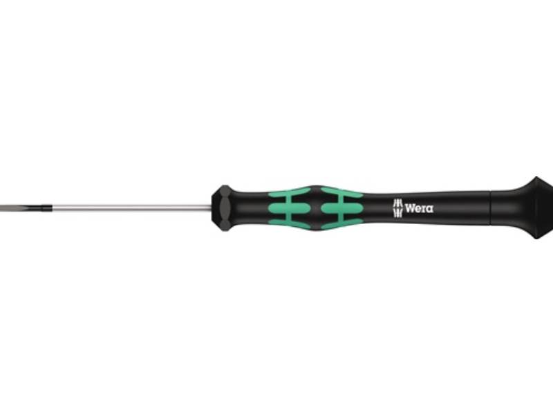 WERA 05118004001 Elektronik-Feinmechanik-Schraubendreher 2035 1,8 mm Klingenläng