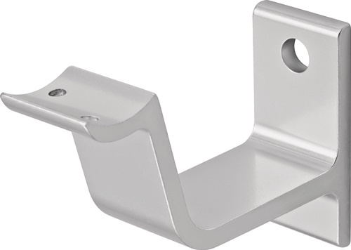 HERMETA 3553-01E Handlaufträger 3553 Aluminium silberfarbig eloxiert  gewölbte A