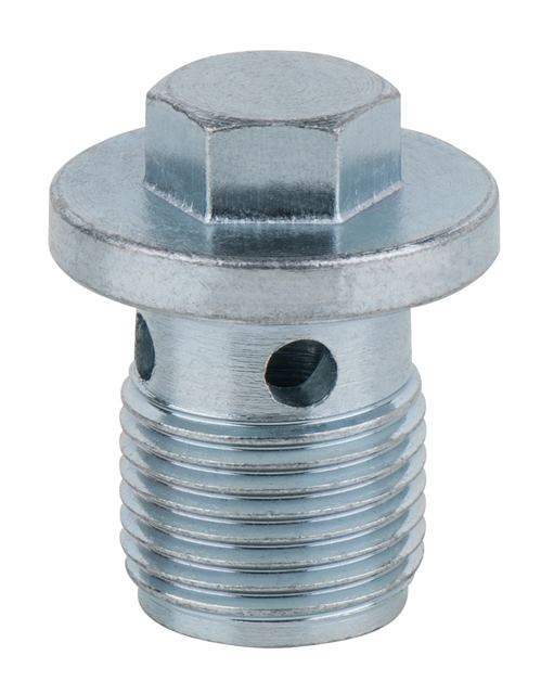 KS Tools 430.2081 Ölablassschraube, Außen6kant 13mm, M18x1,5x21mm, 25er-Pck