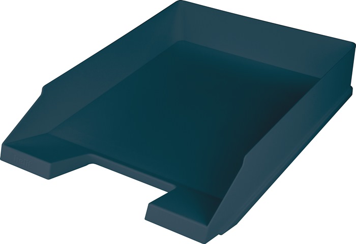 HELIT H2661634 Briefablage  für DIN A4-C4 Kunststoff blau H67xB254xT347 mm mit G
