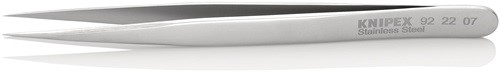 Knipex 92 22 07 Präzisionspinzette  L.115mm spitz Chrom-Nickel-Stahl