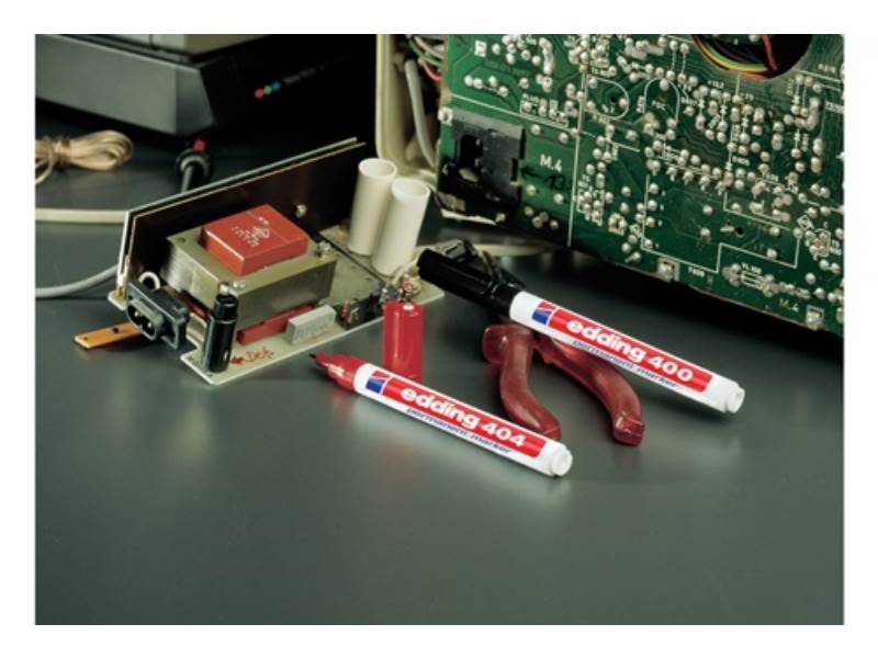 EDDING 4-3000003 Permanentmarker 3000 blau Strichbreite 1,5-3 mm Rundspitze