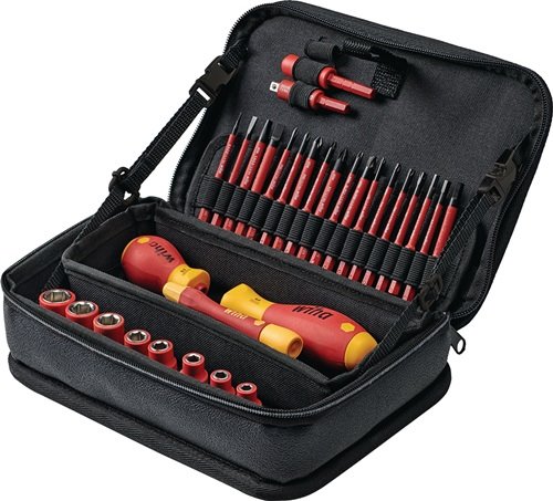 WIHA 43465 Schraubendreher-Satz SlimVario® electric 31-teilig mit Wechselklingen