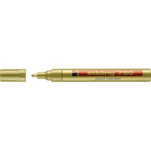 edding Lackmarker 750 4-750053 2-4mm Rundspitze permanent gold