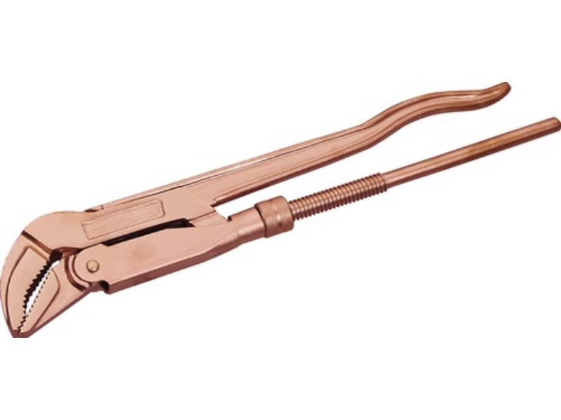 ENDRES TOOLS 0510020C Eckrohrzange  Gesamtlänge 540 mm Spannweite 0-51 mm für Ro