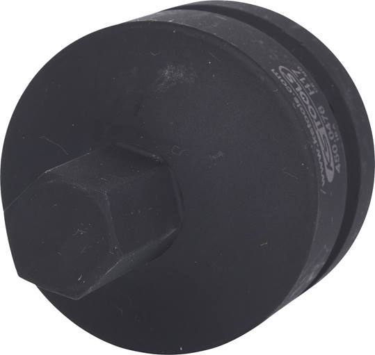 KS Tools 450.0476 1'' Kraft-Bit-Stecknuss Innensechskant, kurz, 17 mm