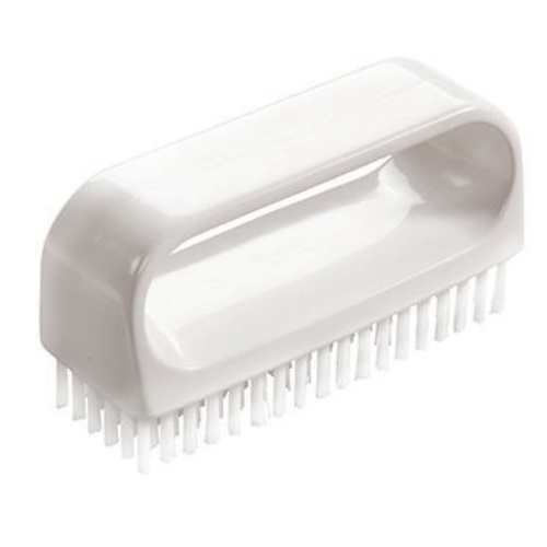Haug Nagelbürste mit Bügel, Nylon weiß, 6,6 cm