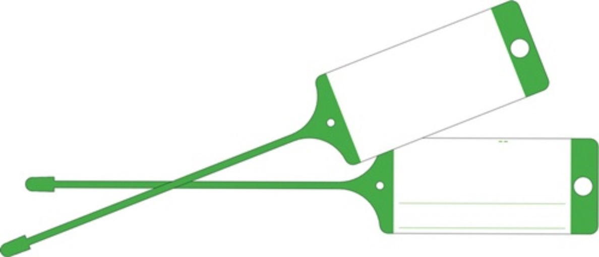 EICHNER 9219-00778 Warenanhänger  grün neutral 100St./Karton