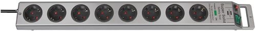 BRENNENSTUHL 1153340318 Steckdosenleiste Super Solid 16 A 230 V Steckdosen 8 2,5