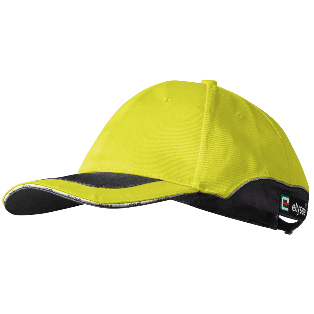 DANIEL Warnschutz-Cap ELYSEE® 65% Polyester, 35% Baumwolle, Gelb/Grau