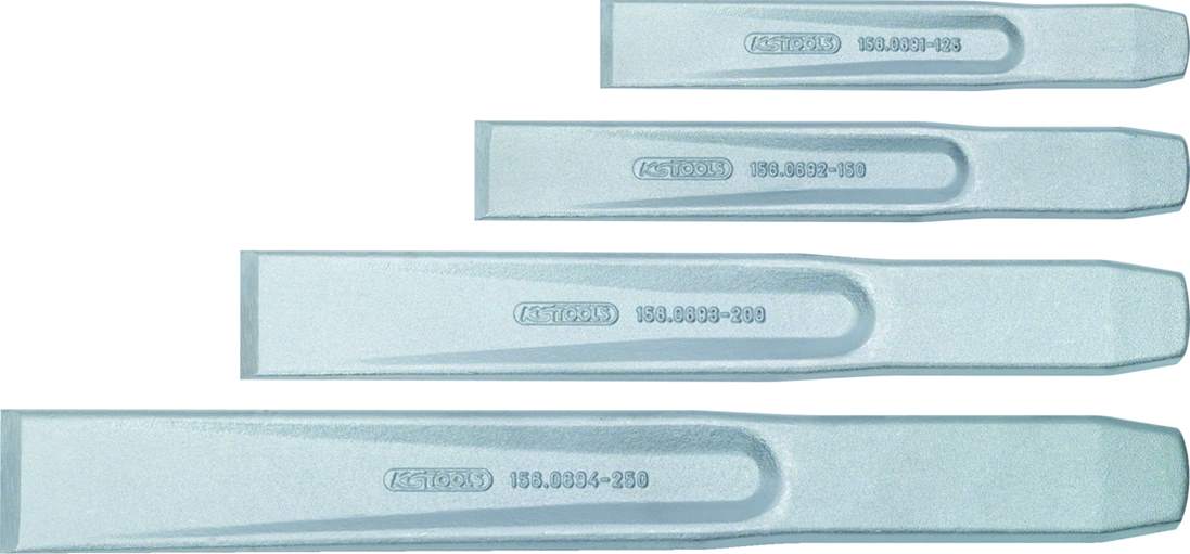 KS Tools 156.0690 Flachmeißelsatz, 4-tlg.