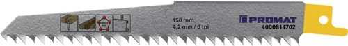 PROMAT Säbelsägeblatt Länge 150 mm Breite 19 mm 4,2 mm Zahnteilung TPI 6 HCS/C